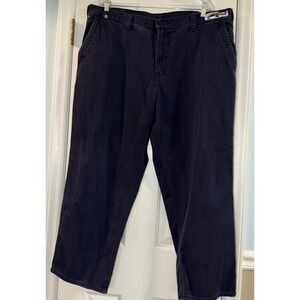 Carhartt FR Pants Mens 40x30 Navy Blue Flame Resistant Workwear CAT 2 NFPA 2112